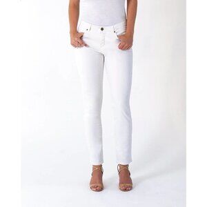 NEW MEASURE & MADE Skinny Ankle Jean Color White Size 4.2‎